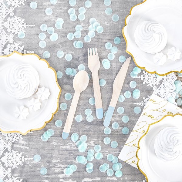 Trebestikk - Lyseblå Trebestikk - Lyseblå