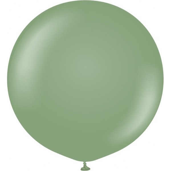 Ballonger ensfarget - Premium 60 cm - Eukalyptus Ballonger ensfarget - Premium 60 cm - Eukalyptus