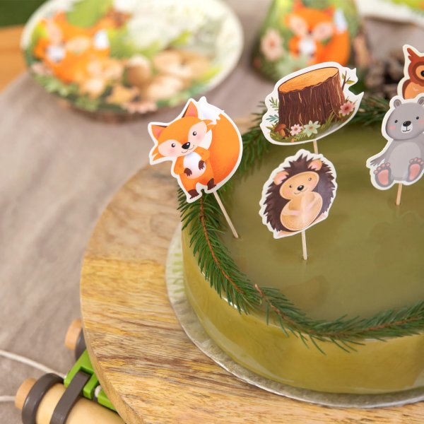 Kakepinner - Skogens venner - 9-pakning Kakepinner - Skogens venner - 9-pakning