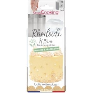 Kantfolie til kaker - Gjenbrukbar - 15 cm høy Kantfolie til kaker - Gjenbrukbar - 15 cm høy