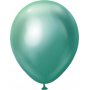 Ballonger ensfargede - Premium 45 cm - Grønn Krom - 5-pakning