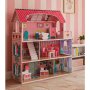 Tredukkeskap 70 cm rosa med LED-belysning - Selvmontering
