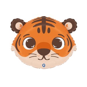 Folieballong - Tigerhode - Form Folieballong - Tigerhode - Form