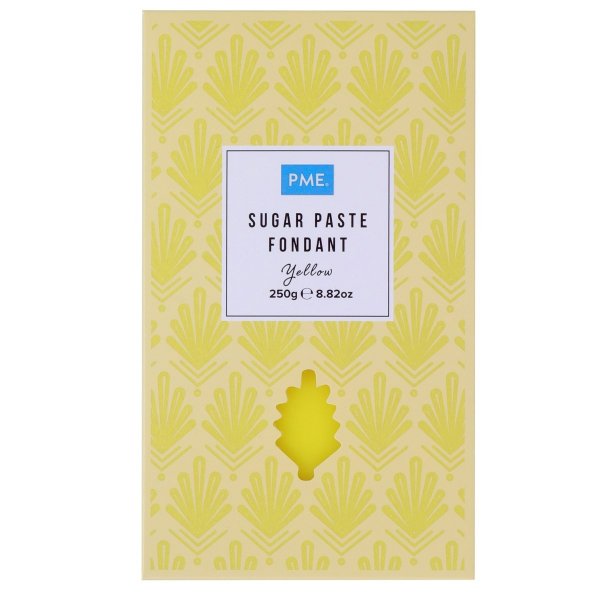 Sukkerpasta/Sukkerpasta Premium - Gul - PME - 250 g Sukkerpasta/Sukkerpasta Premium - Gul - PME - 250 g