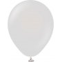 Miniballonger ensfarget - Premium 13 cm - Røykfarget - 25-pakning