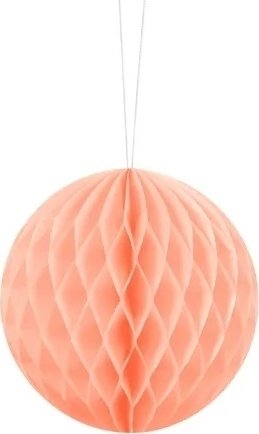 Honeycomb – Lys fersken – Størrelse: 20 cm – Honningkaker, Hengende dekorasjoner