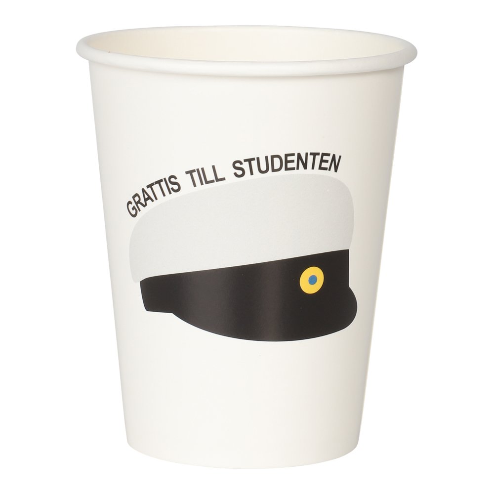 Papirkopper - Student - Gratulerer til studenten - 8-pakning - Alle studenter, Student