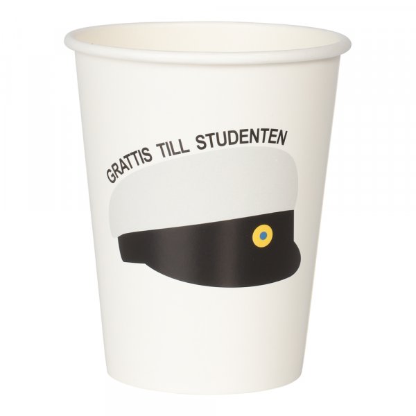 Papirkopper - Student - Gratulerer til studenten - 8-pakning Papirkopper - Student - Gratulerer til studenten - 8-pakning