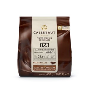 Sjokolade - Melkesjokolade 823 - Callebaut - 400 g