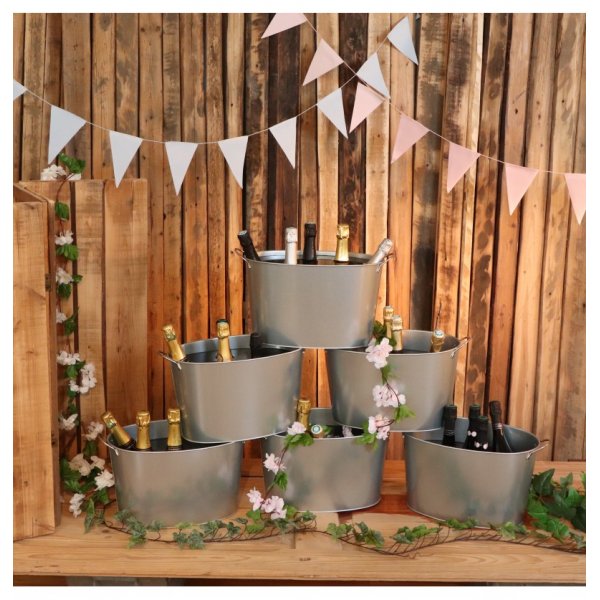 Blomsterkirlander - Hvite kirseb�rblomster - 2,2 m