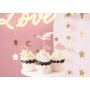 Cake Picks - Stork - Rosa/Guld