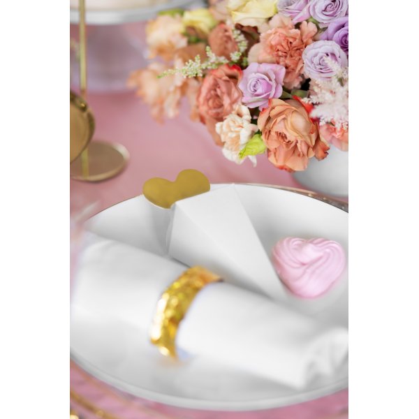 Gaveesker - Kjegler - Gullhjerte - 6-pakning Gaveesker - Kjegler - Gullhjerte - 6-pakning