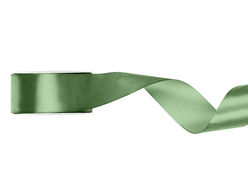 Satengbånd – Salvie – (Bredde: 25 mm) – 25 meter