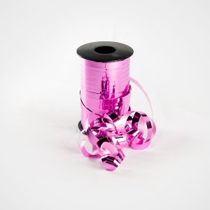 Ballongsnor - Metallisk - Rosa - 250 m