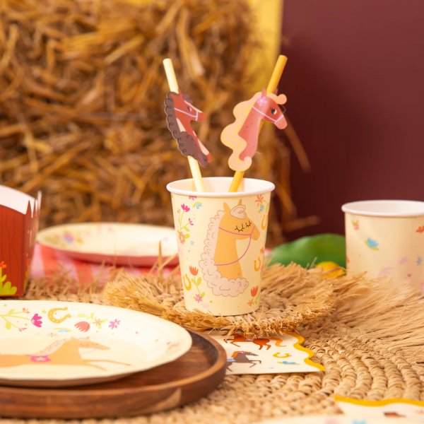 Pappkopper - Hestefest - 6-pakning Pappkopper - Hestefest - 6-pakning