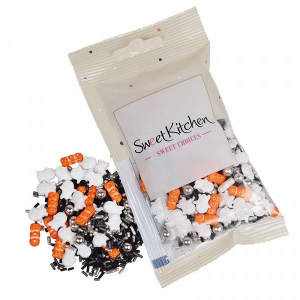 Støtemiks - Halloween - Spøkelse og Bu - SweetKitchen - 40g Støtemiks - Halloween - Spøkelse og Bu - SweetKitchen - 40g