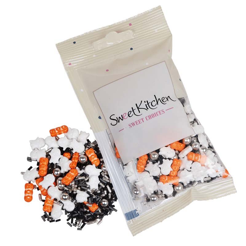 Støtemiks - Halloween - Spøkelse og Bu - SweetKitchen - 40g - Dryssblandinger, Sprinkles