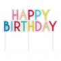 Cake Topper i akryl - Happy Birthday - Rainbow