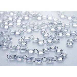 Krystallgirlander - Fargels - 1 meter - Kuler 18 mm