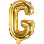 Bokstavballonger - Gull - 35 cm - Bokstav: G