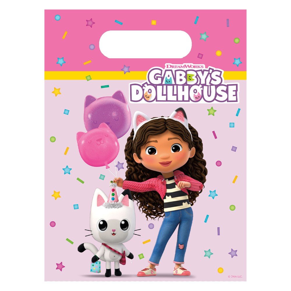 Fiskedamposer/behandlingsposer - Gabby s Dollhouse - 6-pakning - Gabbys lekehus