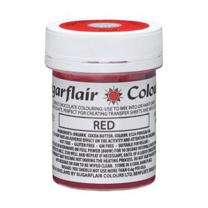 Sugarflair Sjokoladefarge Rød 35g Sugarflair Sjokoladefarge Rød 35g