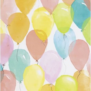 Gaveinnpakning - Ballonger - Pastell Gaveinnpakning - Ballonger - Pastell