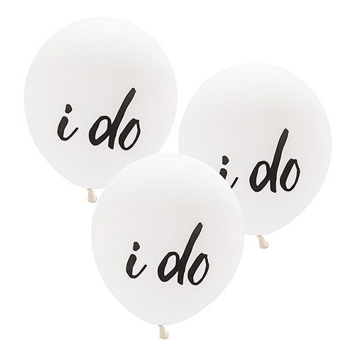 Store ballonger - 3-pakning - I do Store ballonger - 3-pakning - I do