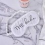 Sovmask i satin - The Bride - Vit