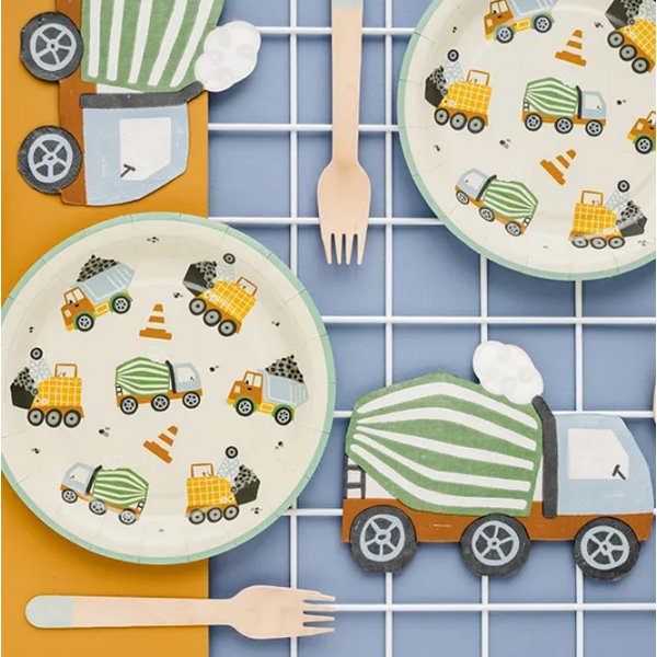 Dessertfat - Truck Party - 6-pakning Dessertfat - Truck Party - 6-pakning