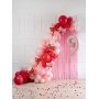 Folieballong - Rosetter - Lys rosa - 25 cm - 5-pakning Folieballong - Rosetter - Lys rosa - 25 cm - 5-pakning