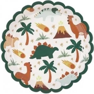 Papirtallerkener - Dinosaur - 6-pakning Papirtallerkener - Dinosaur - 6-pakning