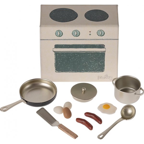 Kjøkkensett med gryter - Maileg Kjøkkensett med gryter - Maileg