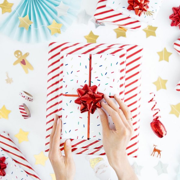 Gavesnor og sløyfer - Rød Gavesnor og sløyfer - Rød