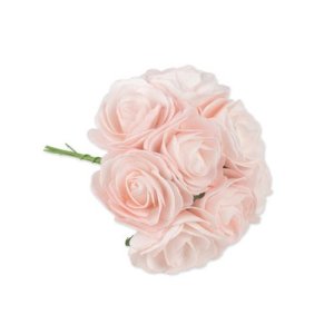 Kunstig bukett - Rosa - 8 cm / 15 cm