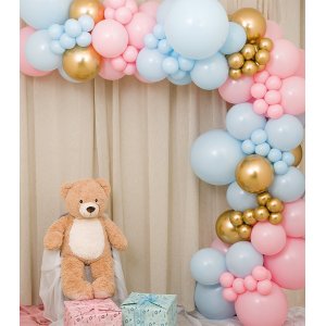 Ballongbue - 5m - Blå/Rosa/Gull Ballongbue - 5m - Blå/Rosa/Gull