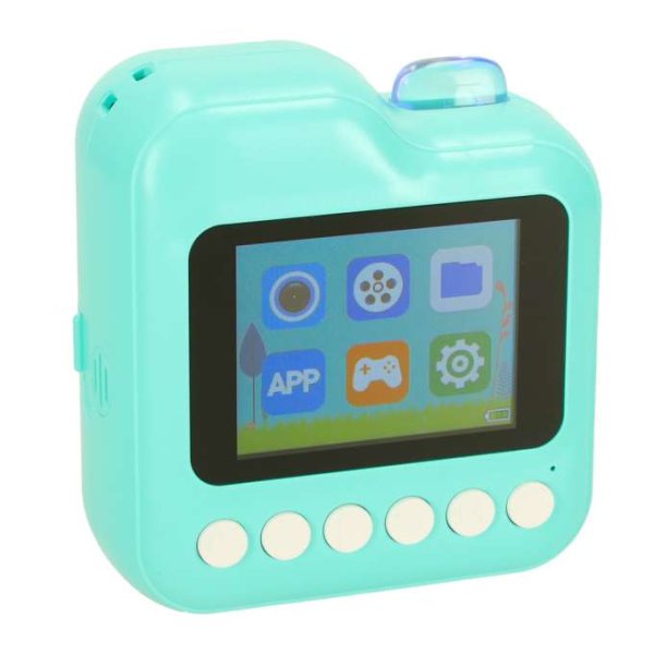 Instantkamera med termisk skriver 24MP 32GB SD-kort gr�nn - inkl. 3 papirruller