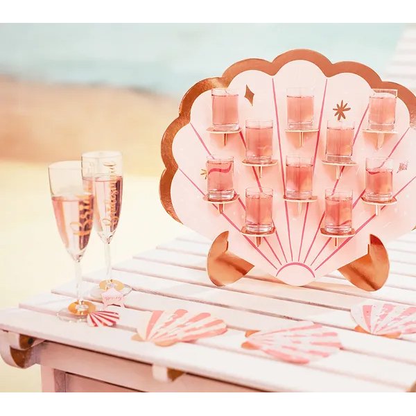 Servietter - Skjell - Brud - 20-pakning Servietter - Skjell - Brud - 20-pakning