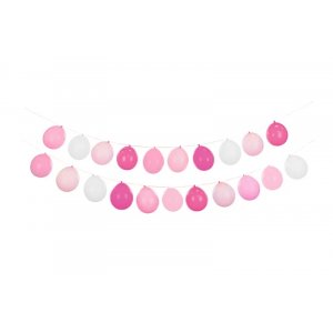 Ballonggirlander, rosa