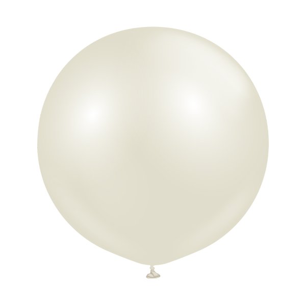 Ballonger ensfargede - Premium 60 cm - Aura Elfenben Hvit - 2-pakning Ballonger ensfargede - Premium 60 cm - Aura Elfenben Hvit - 2-pakning