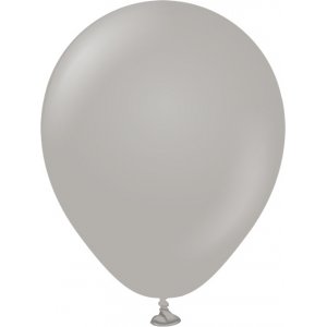 Miniballonger ensfarget - Premium 13 cm - Gr