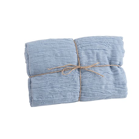 Stoffl�per - Lys bl� - 90 cm x 3 m