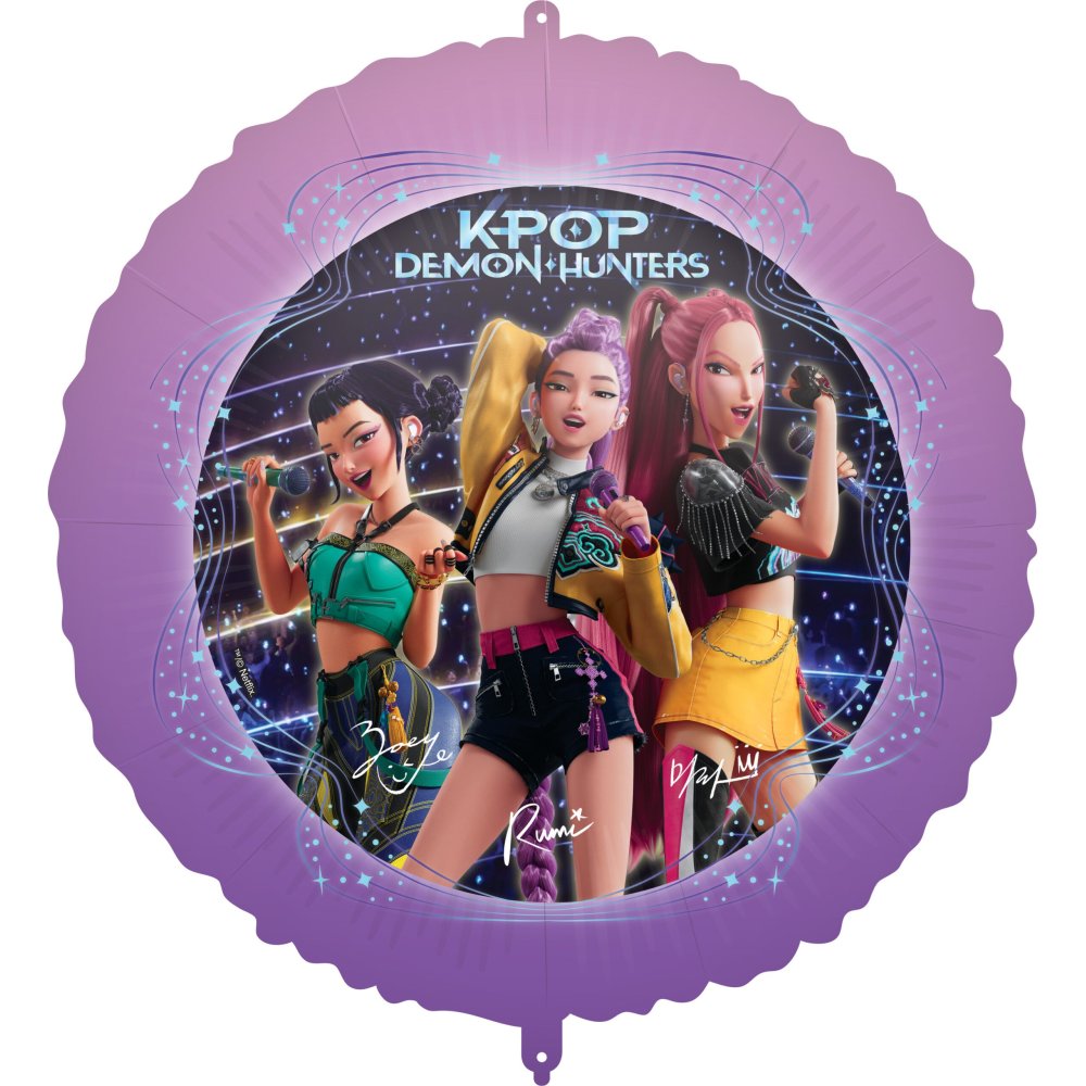 Folieballong - Rund - K-Pop Demonjegere - 46 cm - K-pop