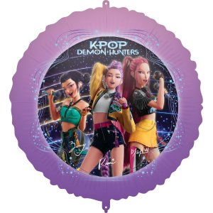 Folieballong - Rund - K-Pop Demonjegere - 46 cm Folieballong - Rund - K-Pop Demonjegere - 46 cm
