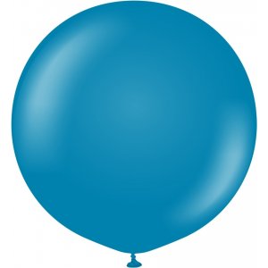 Ballonger ensfarget - Premium 60 cm - Dypbl