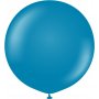 Ballonger ensfargede - Premium 60 cm - Dyp bl - 2-pakning