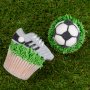 Marshmallow-dekorasjoner - Fotball - 12 stk Marshmallow-dekorasjoner - Fotball - 12 stk