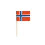 Partypicks - Flagg - Norge - 50 stk Partypicks - Flagg - Norge - 50 stk