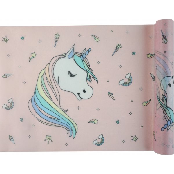 Bordløper - Enhjørning - 0,3 x 5 m Bordløper - Enhjørning - 0,3 x 5 m