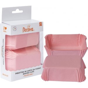 Muffinsformer - Babyrosa - Firkantede - 20-pakning Muffinsformer - Babyrosa - Firkantede - 20-pakning